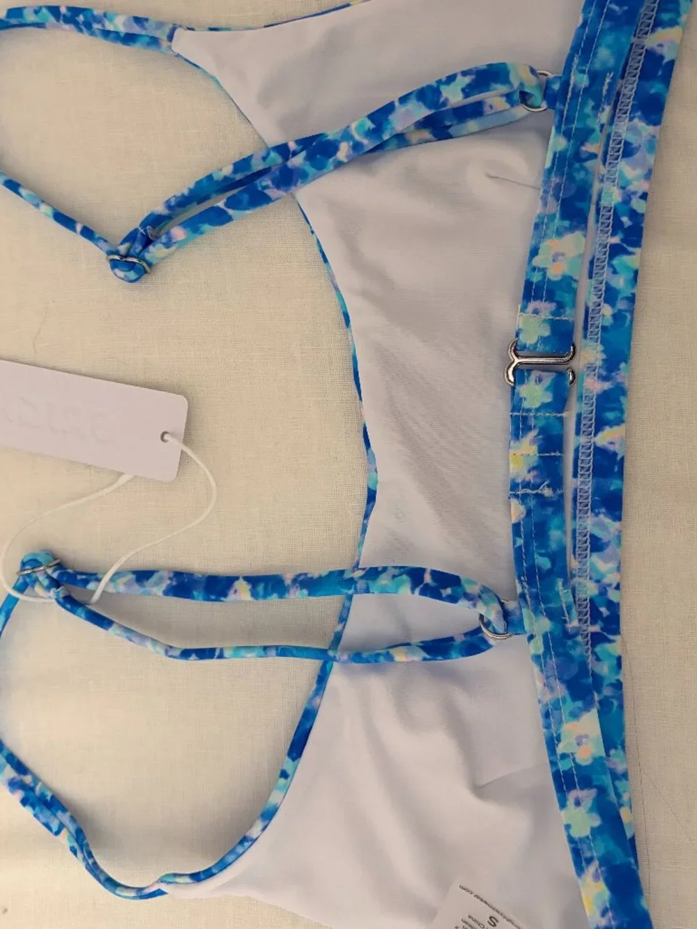 NWT Blue flower print bikini by Bright